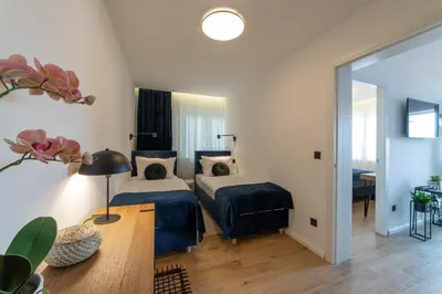 Krevet ili kreveti u jedinici u objektu Apartment Lea