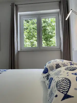 Krevet ili kreveti u jedinici u objektu Beach Makarska Apartment