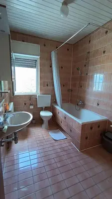 Kupaonica u objektu Beach apartments Nemira