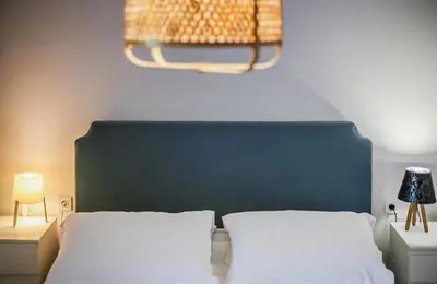 Krevet ili kreveti u jedinici u objektu Villa Leandra near Omiš, private pool