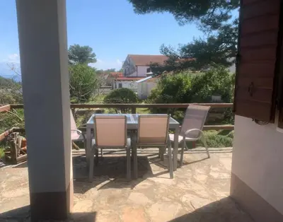 Balkon ili terasa u objektu Apartmani Huljić
