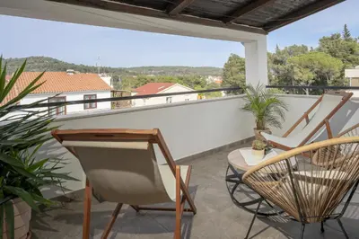 Balkon ili terasa u objektu Luxury Apartment Flora, Stari Grad, Hvar Island