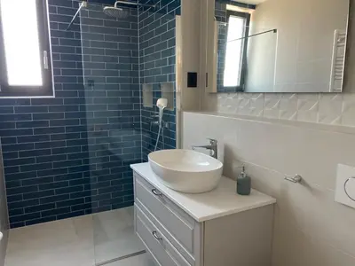 Kupaonica u objektu Quiet family Villa Anne, Podstrana