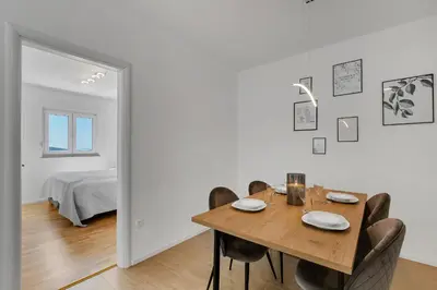Krevet ili kreveti u jedinici u objektu Seaview Apartment Ella