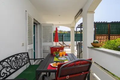 Balkon ili terasa u objektu Arky