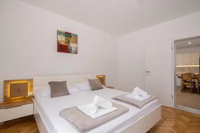 Krevet ili kreveti u jedinici u objektu Apartments Paladin