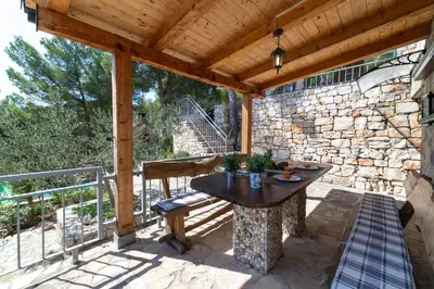 Balkon ili terasa u objektu House Anka