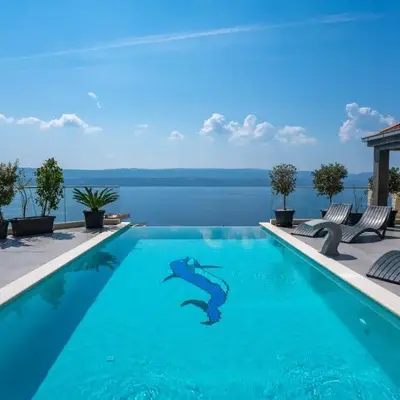 Luxury Villa POCRNJA -heated pool