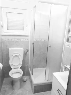 Kupaonica u objektu Apartment in Duce with sea view, balcony, air conditioning, WiFi 5060-3