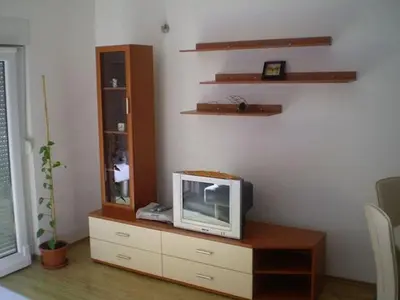 TV i/ili zabavni centar u objektu Apartment in Duce with sea view, balcony, air conditioning, WiFi 5060-4