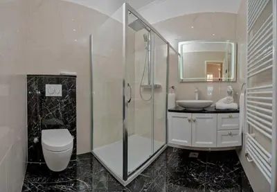 Kupaonica u objektu Apartments Draga