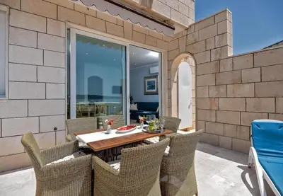 Balkon ili terasa u objektu Apartments Draga