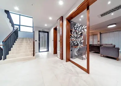 Tlocrt objekta Luxury Villa Delight II Promajna with pool, gym, sauna and jacuzzi