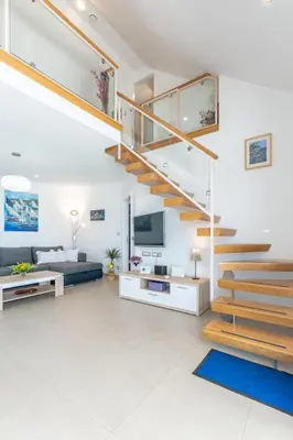 TV i/ili zabavni centar u objektu Villa Blue Sky