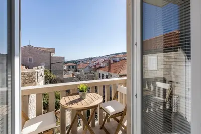 Balkon ili terasa u objektu Apartment Anna - 20 m from the sea