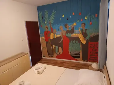 Tlocrt objekta Apartment in Duce with sea view, terrace, air conditioning, W-LAN 5064-1