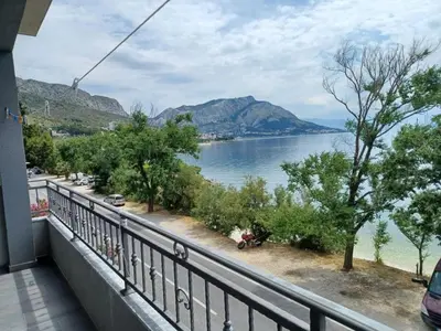 Tlocrt objekta Apartment in Duce with sea view, terrace, air conditioning, W-LAN 5064-1