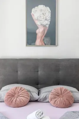 Krevet ili kreveti u jedinici u objektu Villa Perla Podstrana