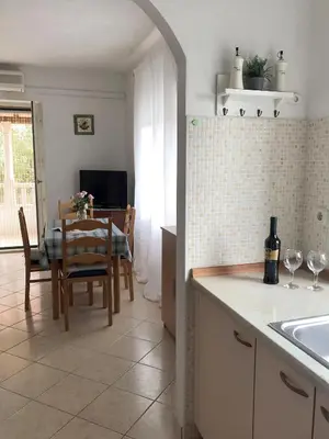 Kuhinja ili čajna kuhinja u objektu Sea view apartment