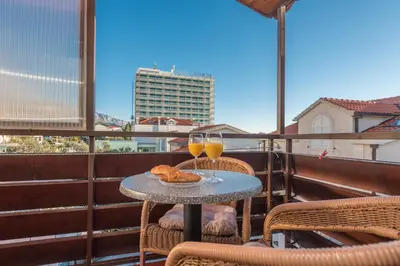 Balkon ili terasa u objektu Apartmani Češljar