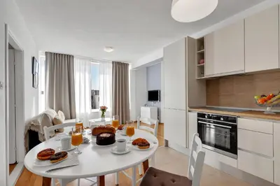 Kuhinja ili čajna kuhinja u objektu Apartman Bonaca