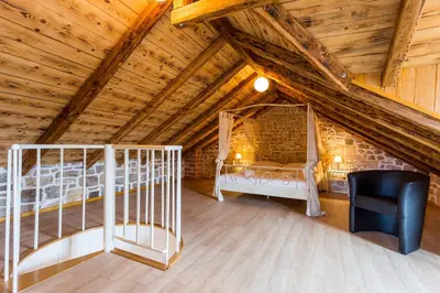 Krevet ili kreveti u jedinici u objektu Secret Spot villa by Nono Ban