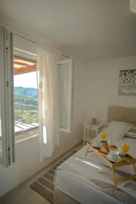 Krevet ili kreveti u jedinici u objektu Apartment Peace and quiet