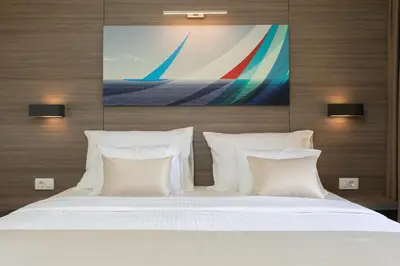 Krevet ili kreveti u jedinici u objektu Hotel Antonio