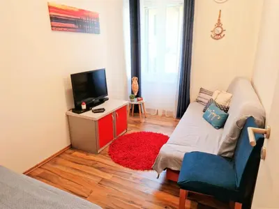 TV i/ili zabavni centar u objektu Pirates' Bay Apartment - Omiš