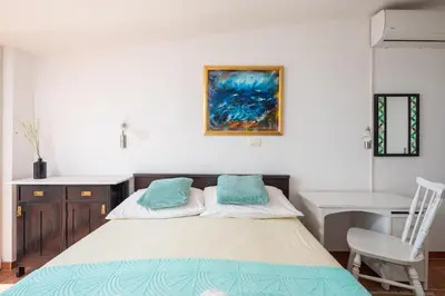 Krevet ili kreveti u jedinici u objektu Mirabilis - Private Beach House