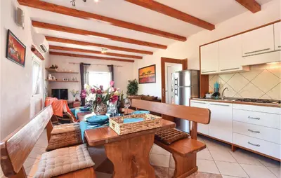 Kuhinja ili čajna kuhinja u objektu Pet Friendly Home In Postira With Wifi