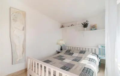 Krevet ili kreveti u jedinici u objektu Holiday Home Uvala Lovrecina - Veli Brig V