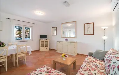 TV i/ili zabavni centar u objektu Holiday Home Zarace Bb Vi