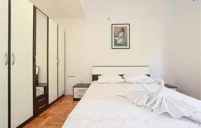 Krevet ili kreveti u jedinici u objektu Beach Front Home In Omis