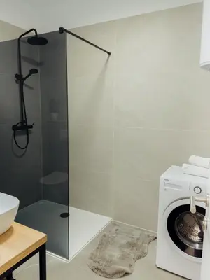 Kupaonica u objektu Apartments Piscina-Grey