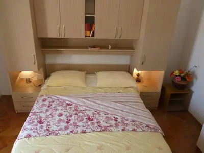 Krevet ili kreveti u jedinici u objektu Apartments and Room Marin