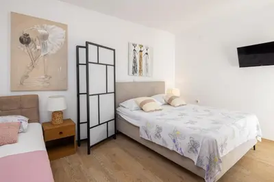 Krevet ili kreveti u jedinici u objektu Boja Nel Blu