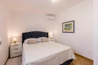 Krevet ili kreveti u jedinici u objektu Villa Arbareto with heated swimming pool