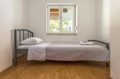 Krevet ili kreveti u jedinici u objektu MODERN apartment OMIS