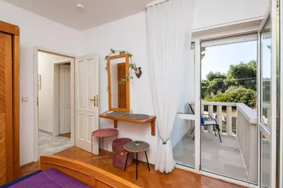 Balkon ili terasa u objektu Golden View Apartment