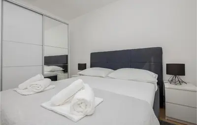 Krevet ili kreveti u jedinici u objektu Lovely Apartment In Baska Voda