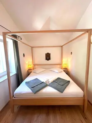 Krevet ili kreveti u jedinici u objektu Villa Amea