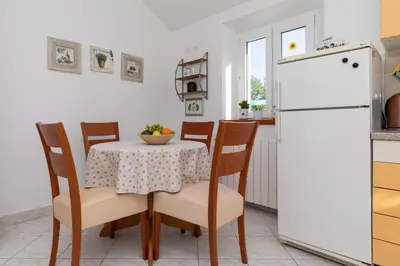 Kuhinja ili čajna kuhinja u objektu Olive Trees Cottage
