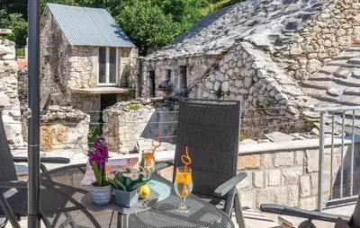 Pića u objektu Villa Kristina - Ferienhaus Baška Voda - Topići, Private Outdoor Swimmingpool