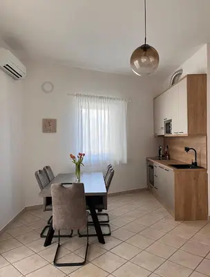 Kuhinja ili čajna kuhinja u objektu Apartment Oleander