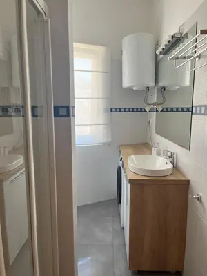 Kuhinja ili čajna kuhinja u objektu Apartment Oleander