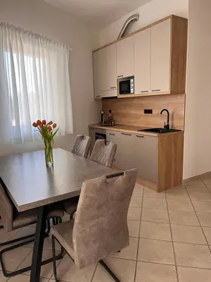 Kuhinja ili čajna kuhinja u objektu Apartment Oleander