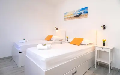 Krevet ili kreveti u jedinici u objektu New and modern apartment Franičević