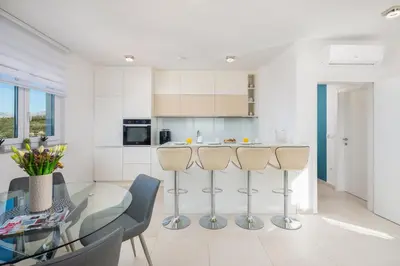 Kuhinja ili čajna kuhinja u objektu A&D Deluxe Penthouse Apartment Dani
