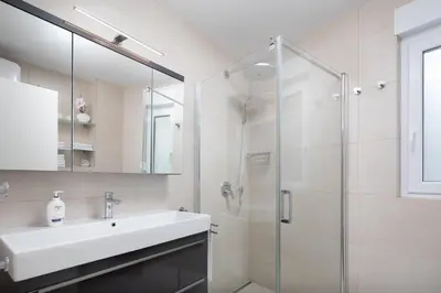 Kupaonica u objektu A&D Deluxe Penthouse Apartment Dani